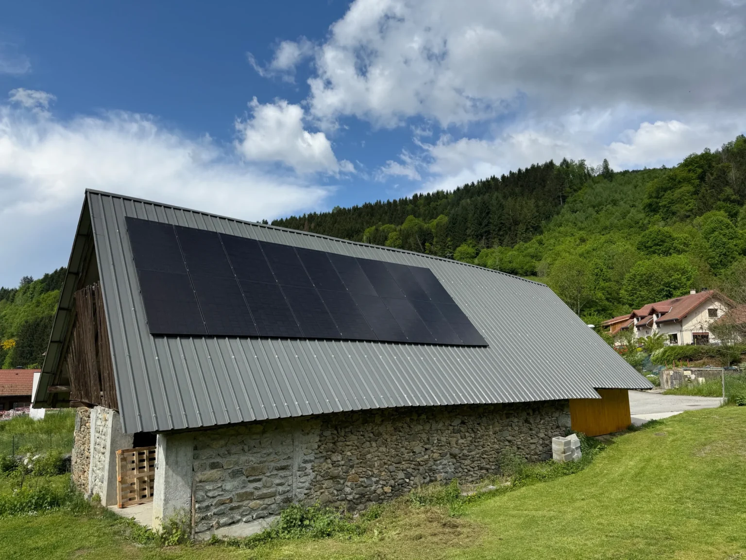 Installation solaire 9kWc à Sainte-Agnès